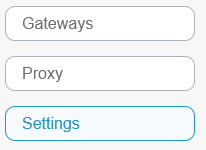 Gloo Gateway Instances Admin Settings