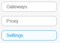 Gloo Edge Instances Admin Settings