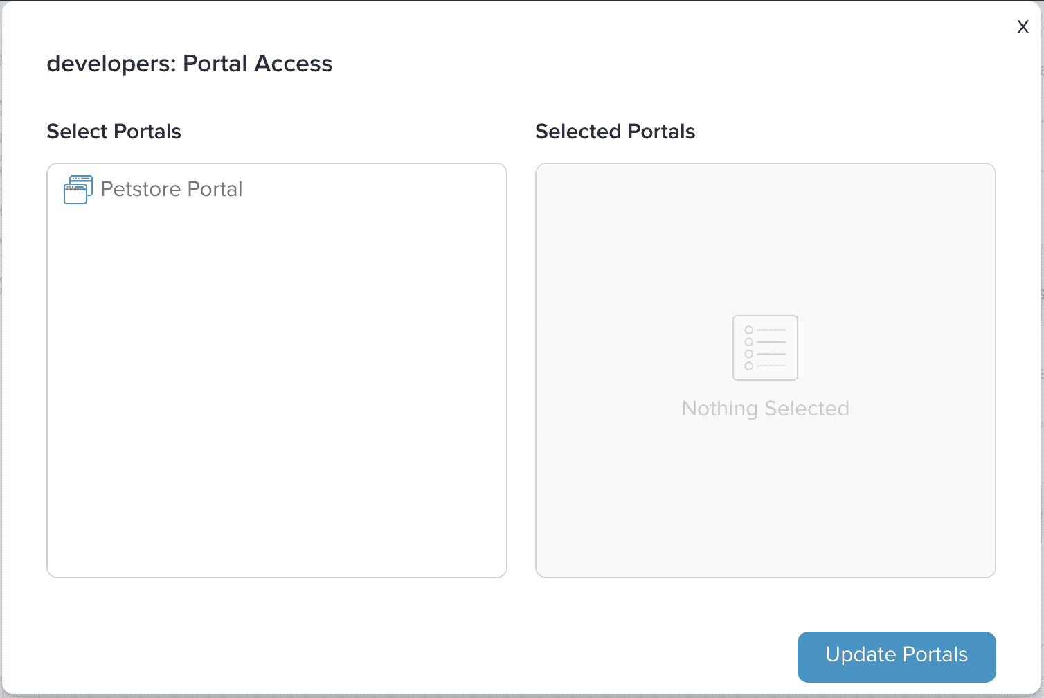 Admin Dashboard Create Group Manage Portal Modal