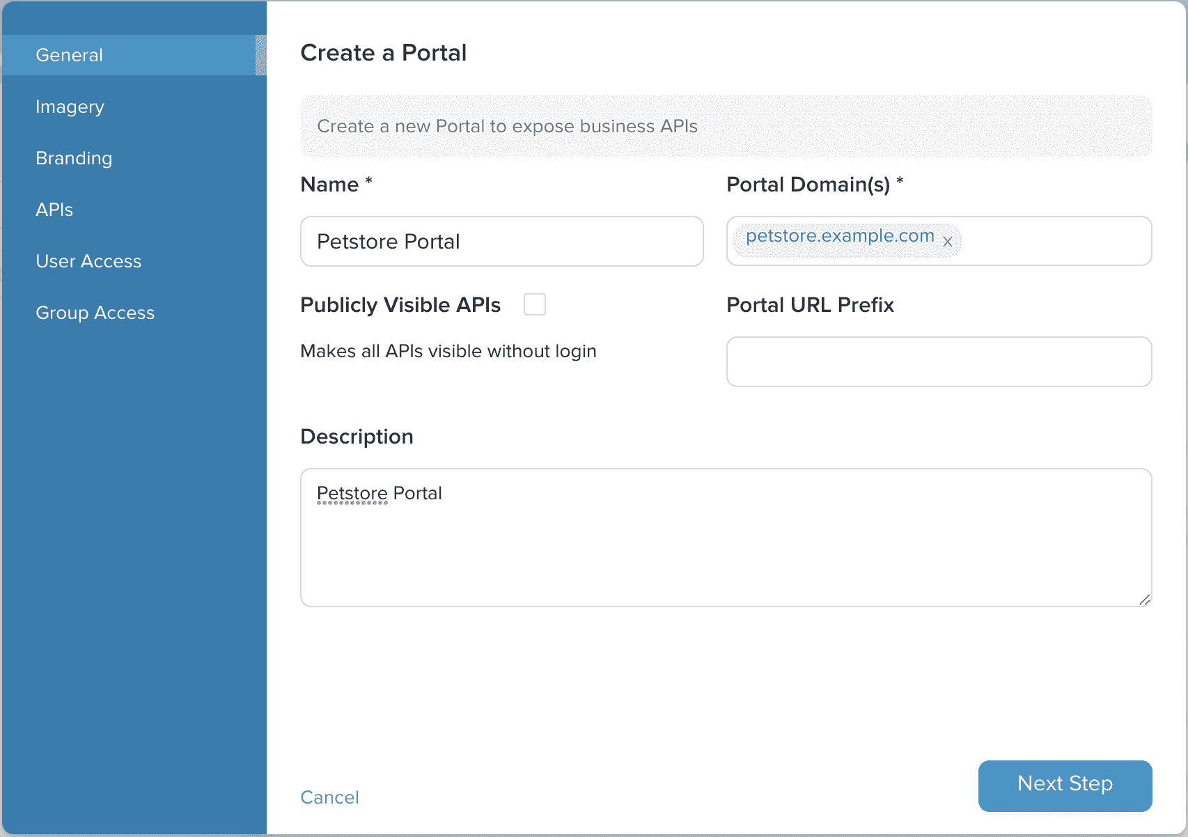 Admin Dashboard Create Portal General